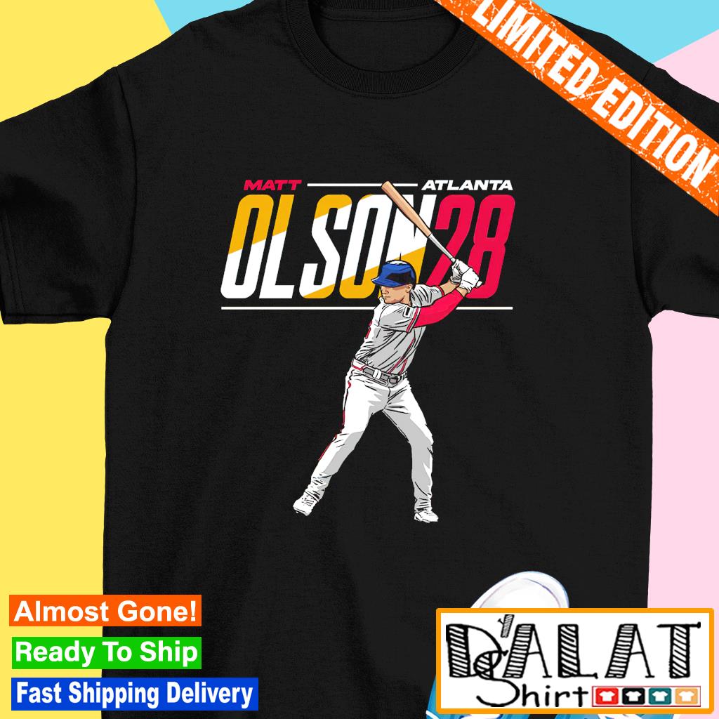 Official Matt olson atlanta braves cartoon vintage T-shirt, hoodie, tank  top, sweater and long sleeve t-shirt