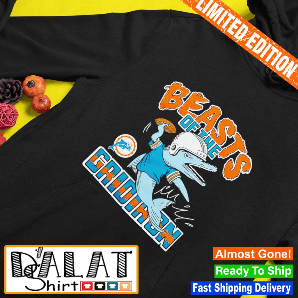 Official miami Dolphins Beasts Of The Gridiron T-Shirts, hoodie, tank top,  sweater and long sleeve t-shirt