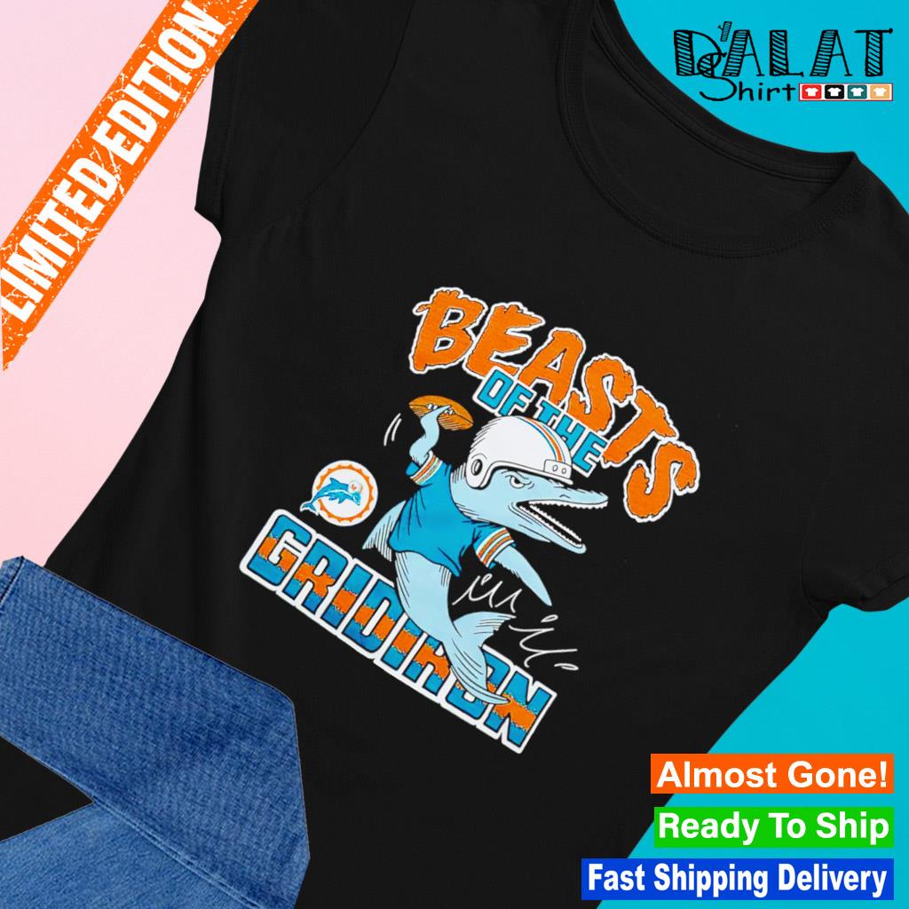 Miami Dolphins Beasts Of The Gridiron T-shirt,Sweater, Hoodie, And Long  Sleeved, Ladies, Tank Top