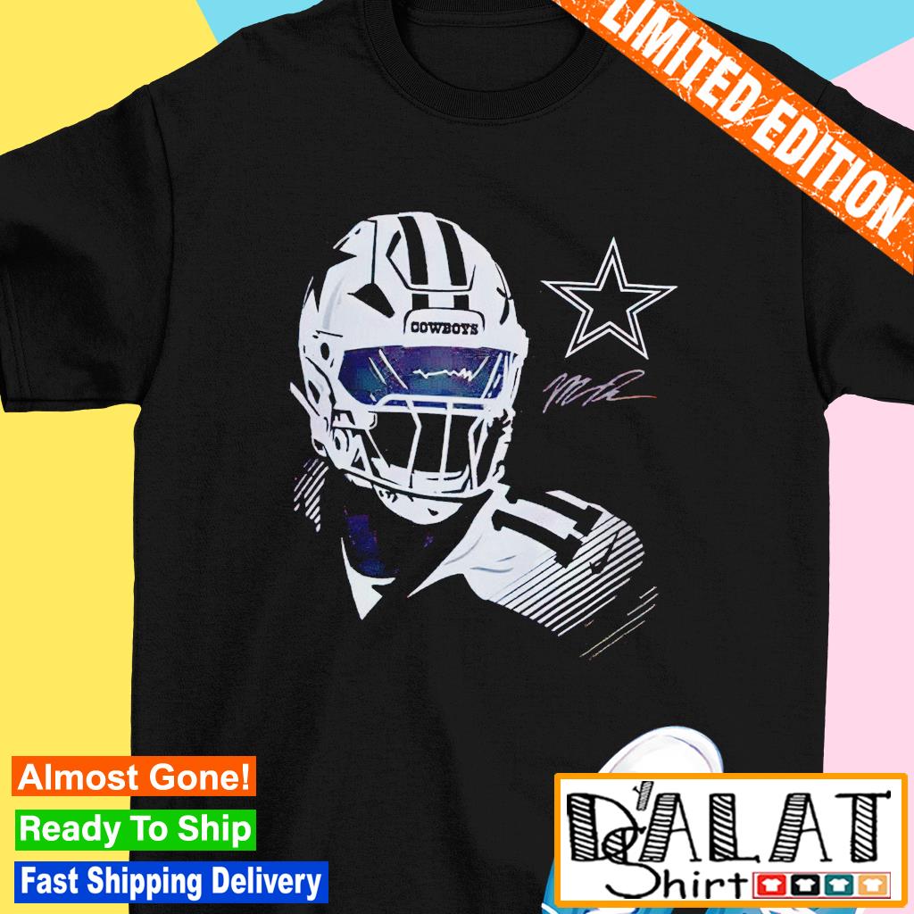 Micah Parsons Dallas Flag Signature T-shirt,Sweater, Hoodie, And