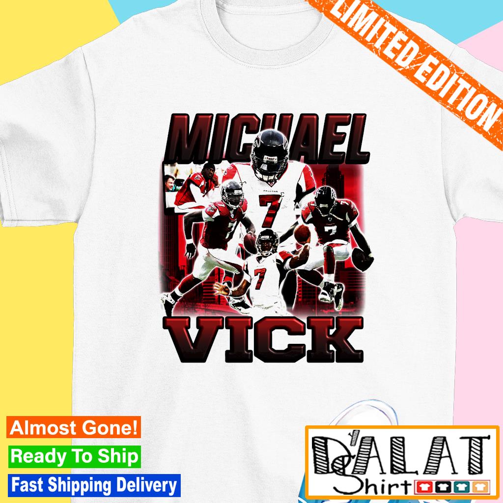 Atlanta Falcons 7 Michael Vick 3D Hoodie All Over Print - T-shirts Low Price