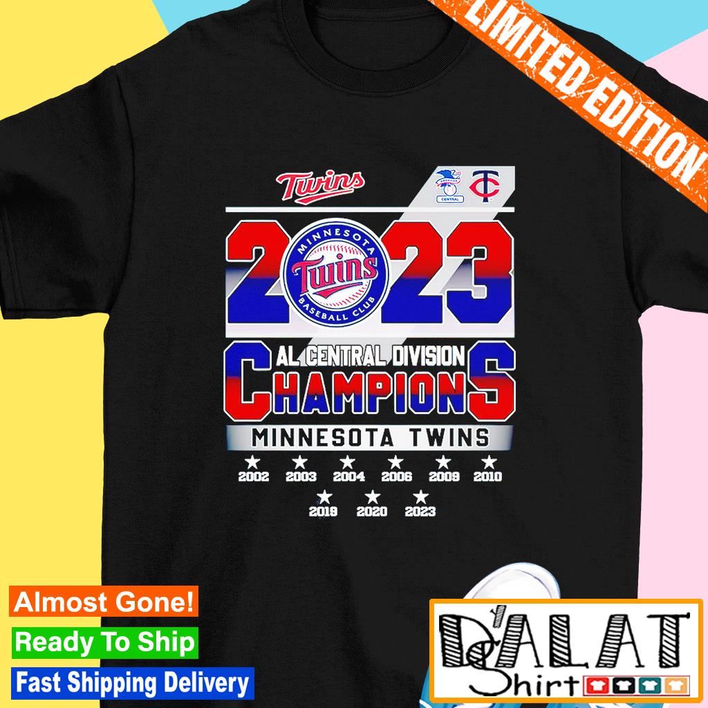 Original 2023 Al Central Division Champions Minnesota Twins shirt