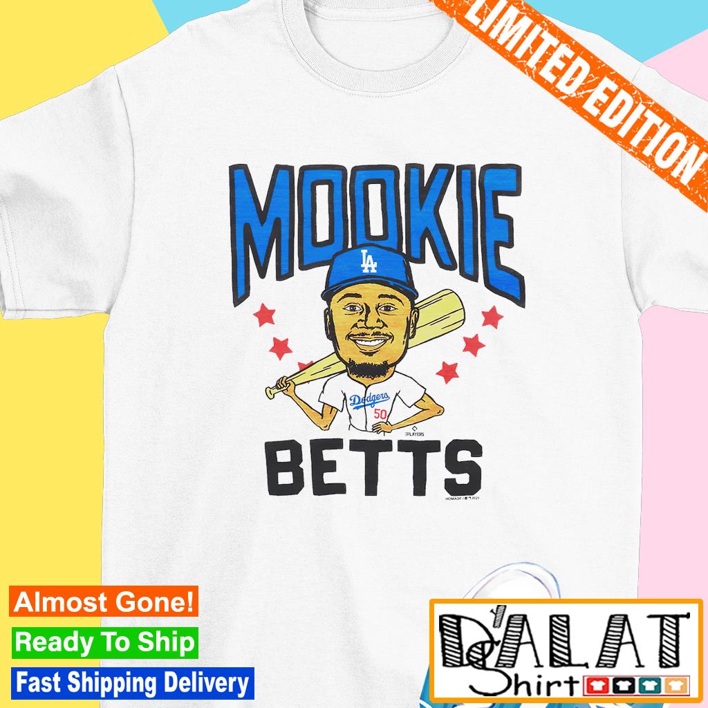 Mookie Betts Los Angeles Dodgers Caricature Shirt, hoodie, sweater, long  sleeve and tank top