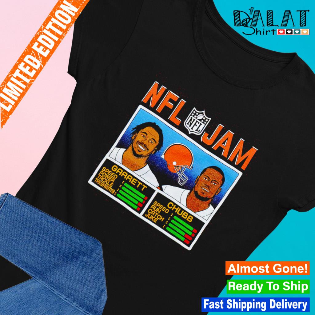 NFL Jam Cleveland Browns Myles Garrett and Nick Chubb shirt