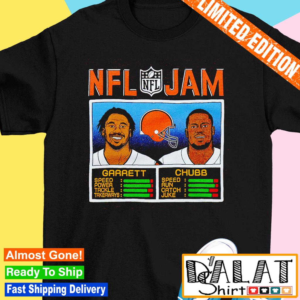 NFL Jam Myles Garrett And Nick Chubb Cleveland Browns Shirt