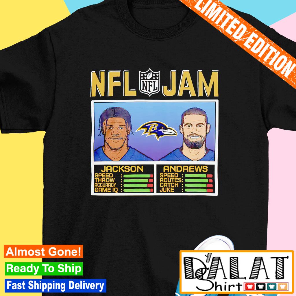 NFL Jam Ravens Jackson and Andrews shirt - Dalatshirt