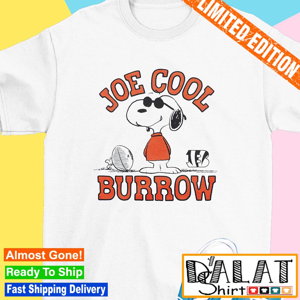 Cincinnati Bengals Snoopy Joe Cool We're Awesome Long Sleeve T-Shirt 