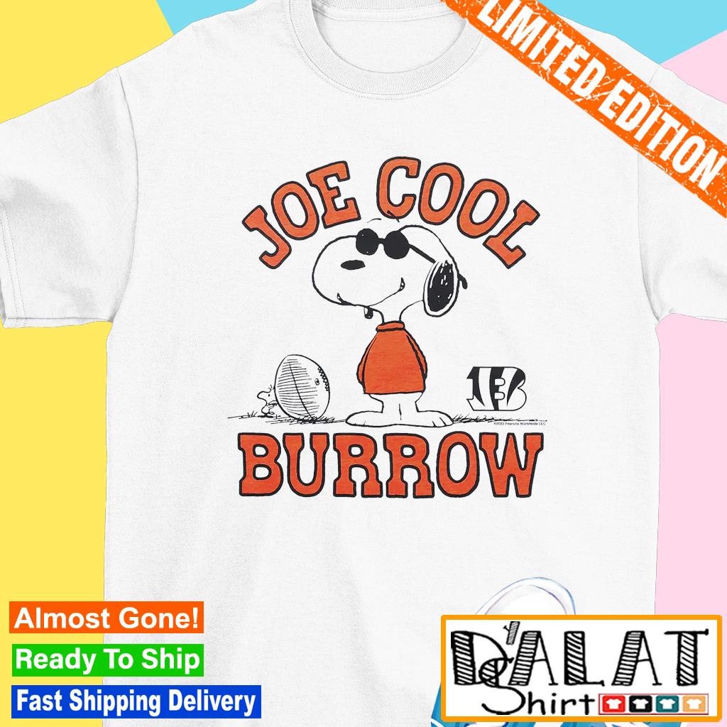 Snoopy Joe Cool Burrow Cincinnati Bengals shirt, hoodie, sweater, long  sleeve and tank top