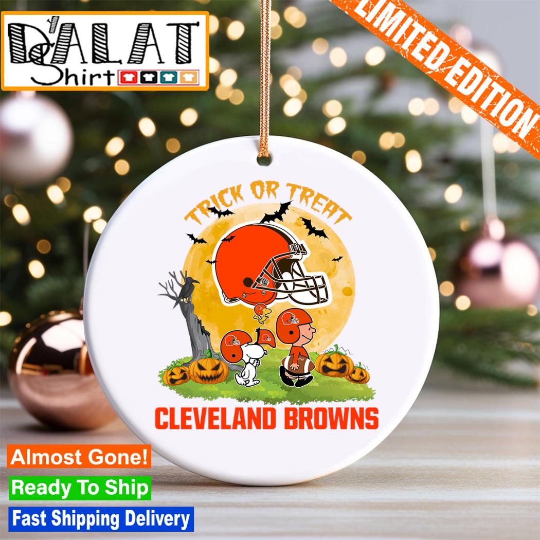 Cleveland Browns Won Let's See Them Tits Halloween Ornament