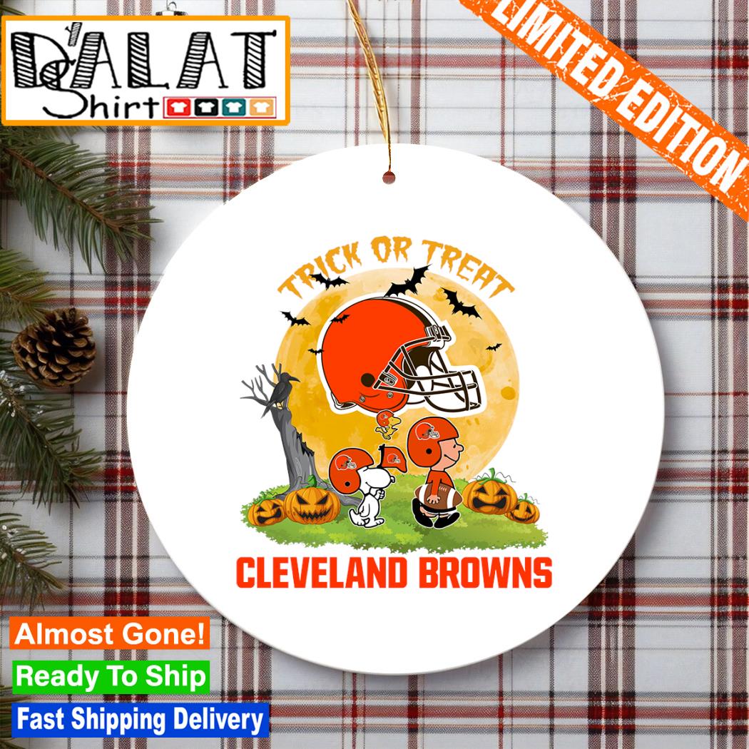 Cleveland Browns Won Let's See Them Tits Halloween Ornament