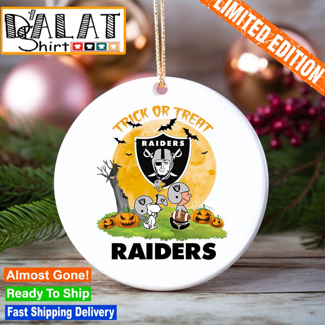 Snoopy Las Vegas Raiders Nfl Football Ornament –