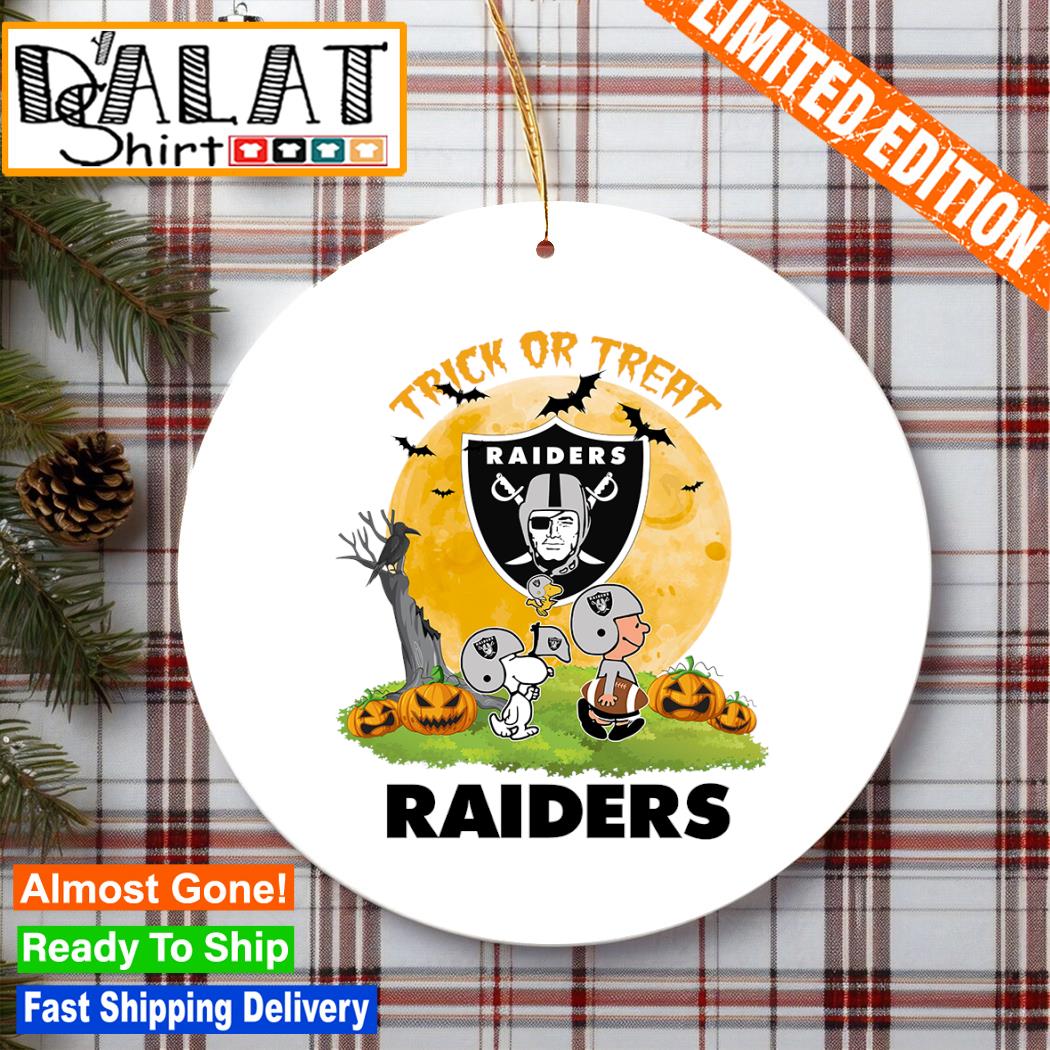 Snoopy Las Vegas Raiders Nfl Football Ornament –