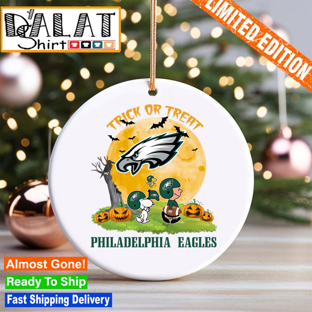 Philadelphia Eagles Merry Christmas Circle Ornament