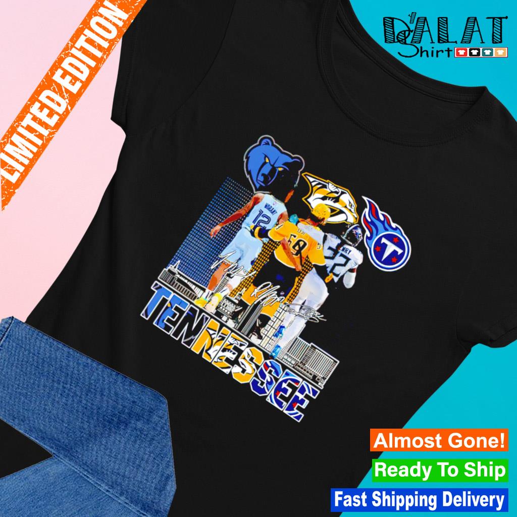 Tennessee Nashville Predators Memphis Tigers Memphis Grizzlies And  Tennessee Titans Logo t-shirt by To-Tee Clothing - Issuu