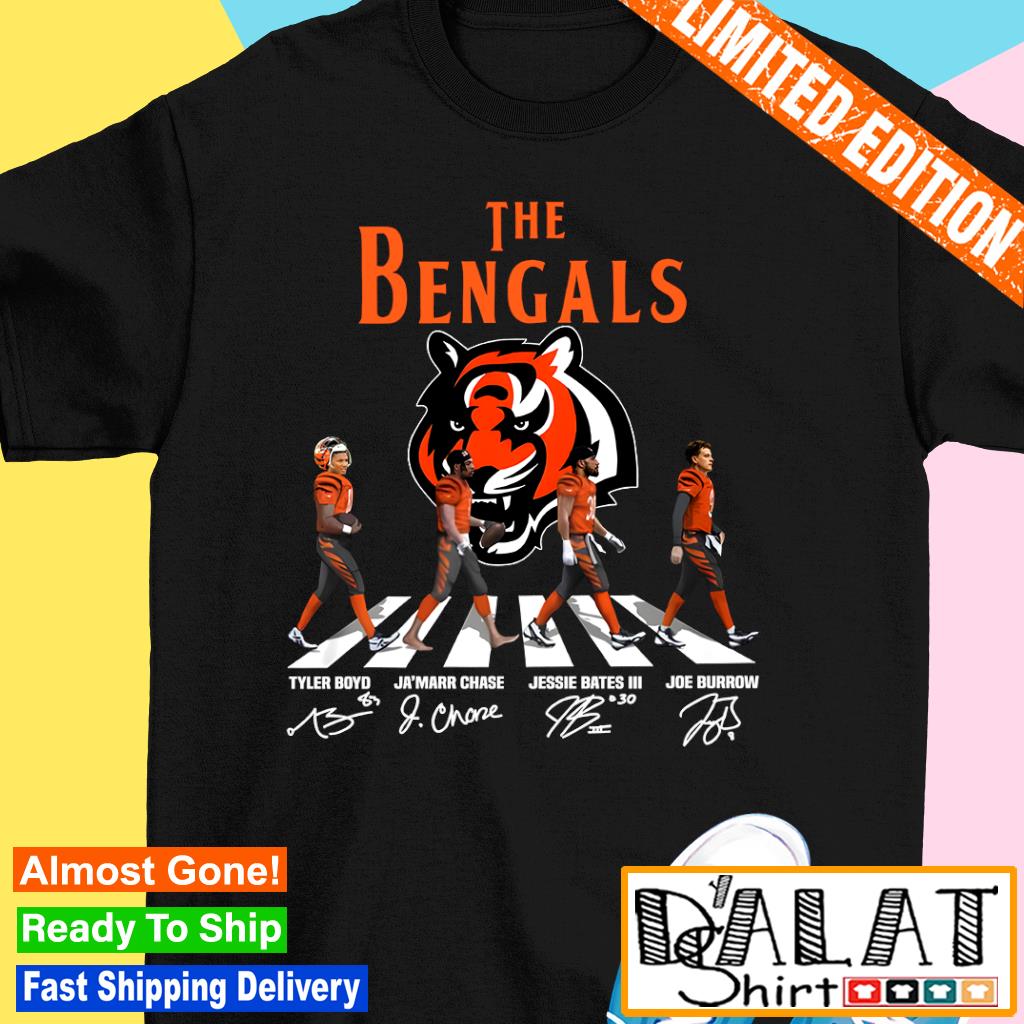 The Cincinnati Bengals Abbey Road Signatures T-Shirt, hoodie, sweater, long  sleeve and tank top