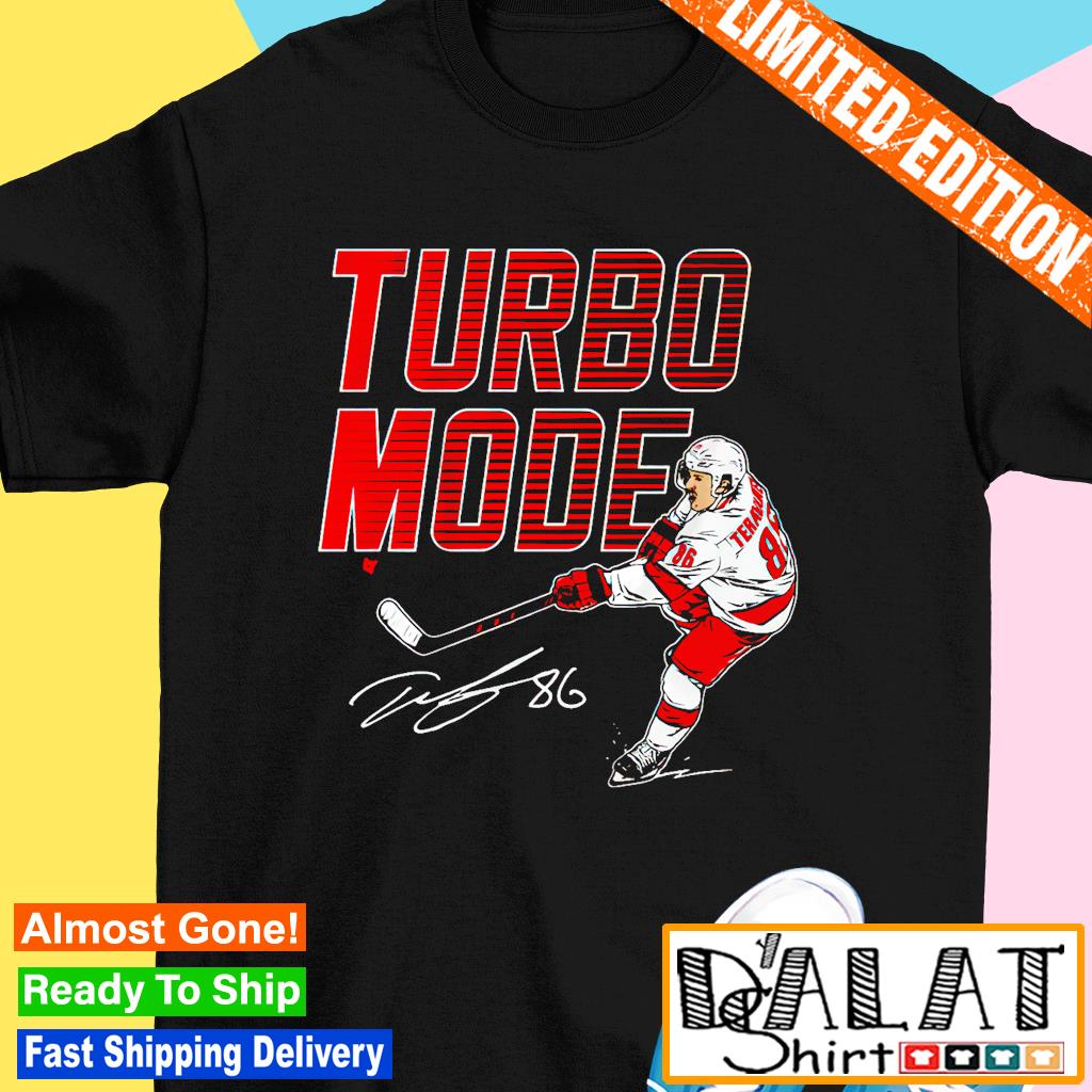 Teuvo Teräväinen Turbo Mode Carolina Hurricanes signature shirt - Dalatshirt