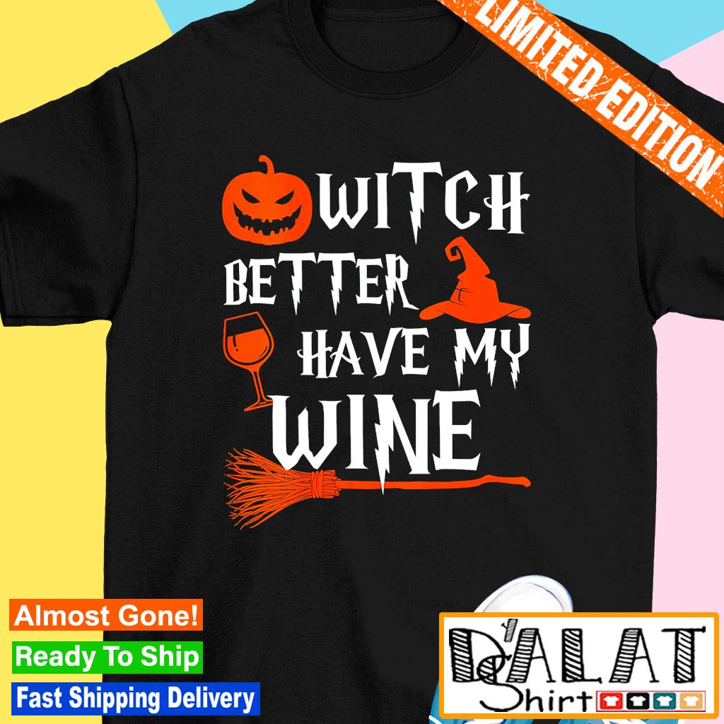 halloween wine shirts