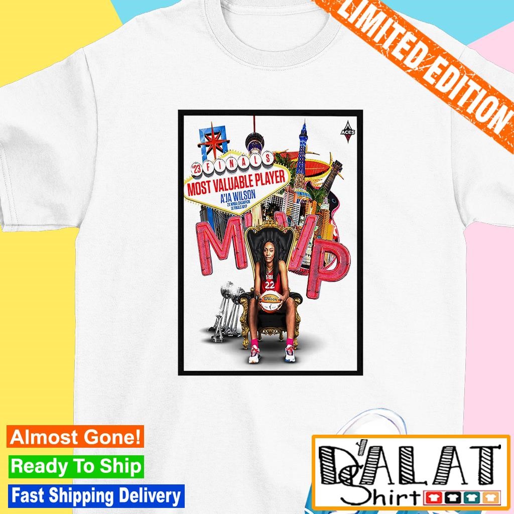 Las Vegas Aces Finals Most Valuable Player A'ja Wilson Mvp Shirt -  Dalatshirt