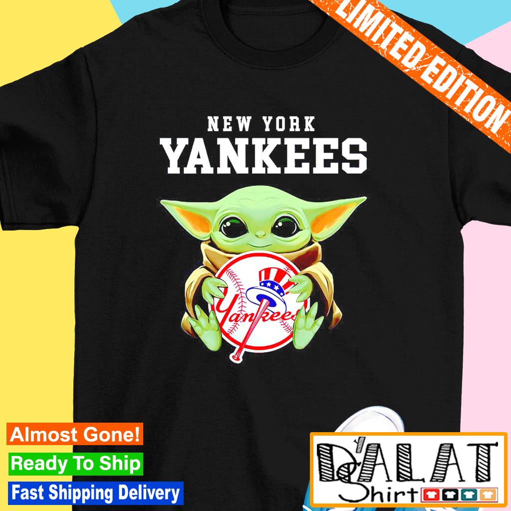 Baby Yoda New York Yankees logo shirt, hoodie, sweater, long sleeve and  tank top