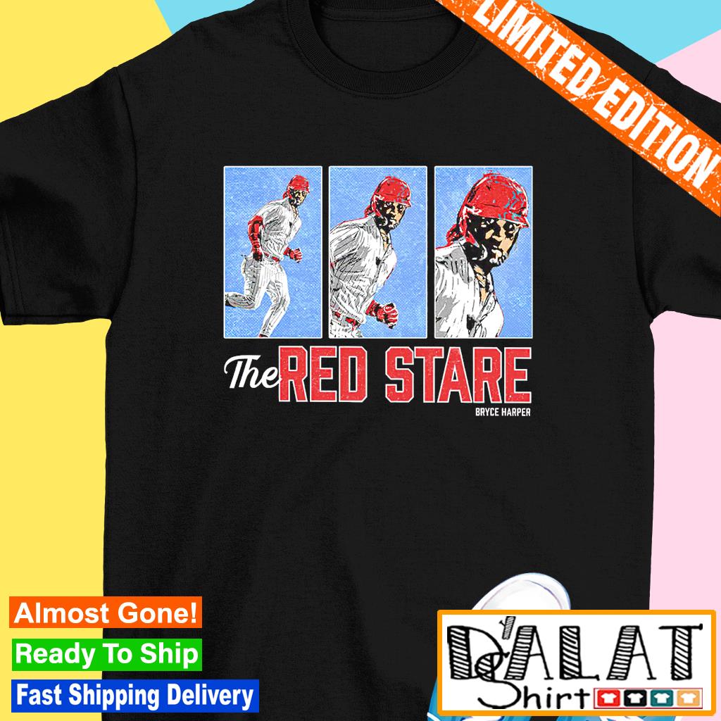 Bryce Harper Philadelphia Phillies the red stare cartoon shirt