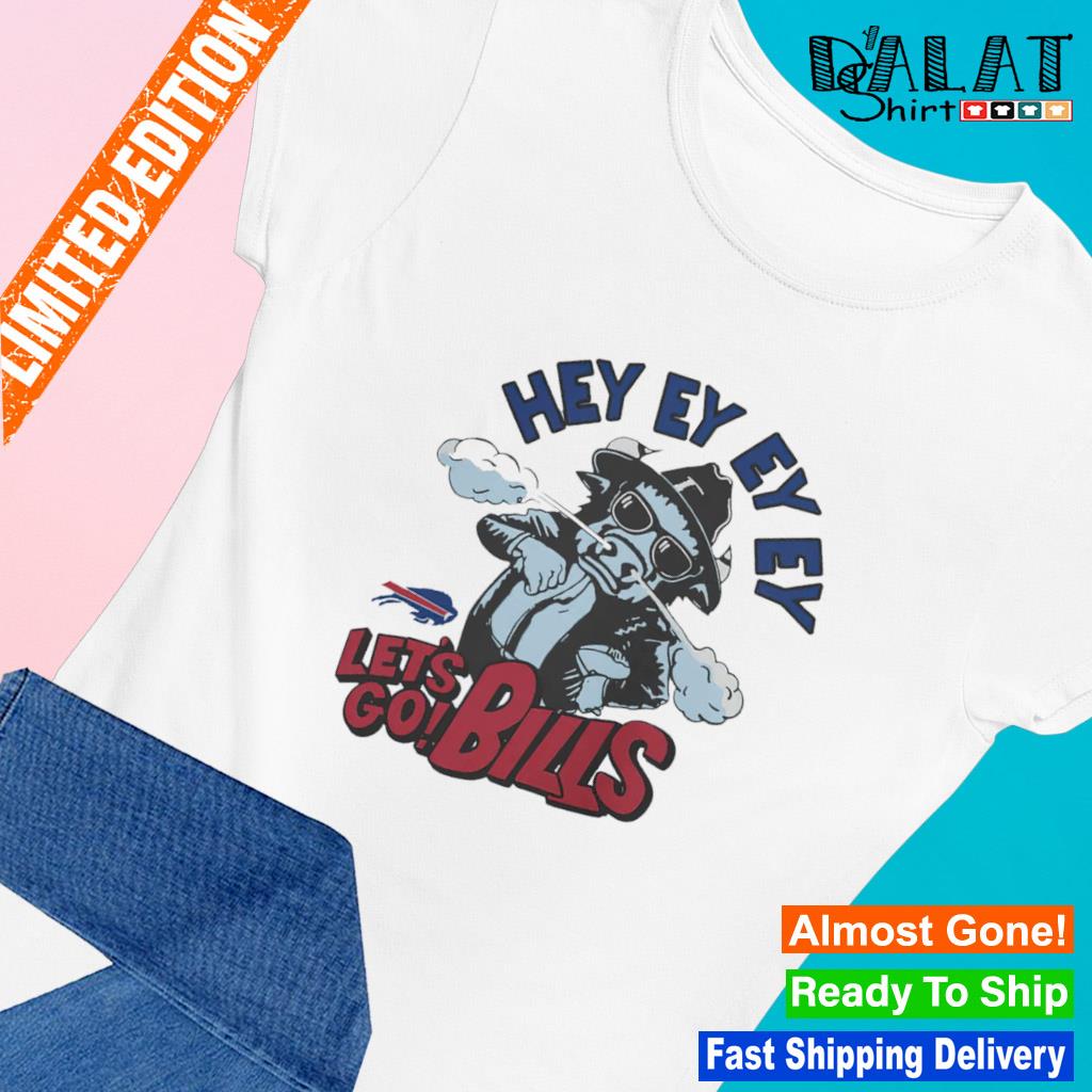 Buffalo Bills Let's Go Bills Mascot Hey Ey Ey Ey Shirt