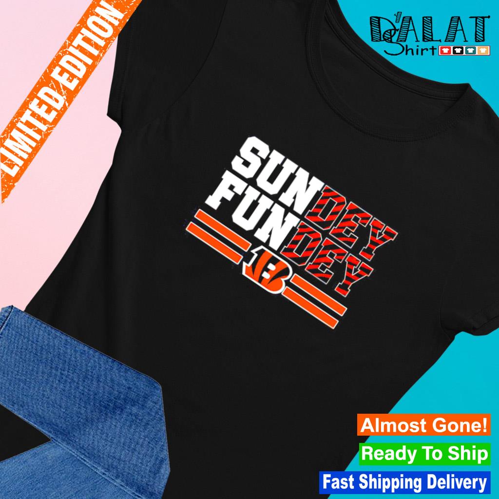 Sundey Fundey Funny Cincinnati Bengals Shirts Gift for Fans - Happy Place  for Music Lovers