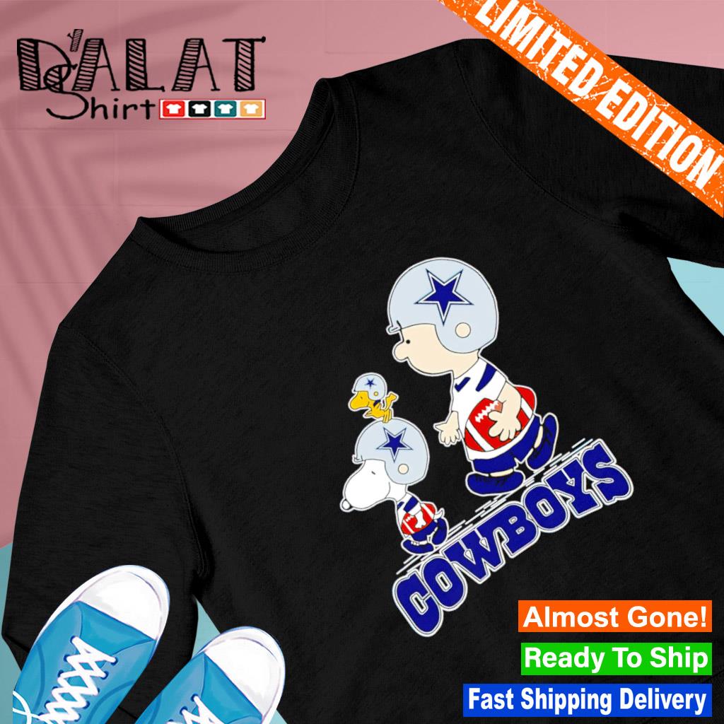 Snoopy Charlie Brown Happy Dallas Cowboys Shirt - High-Quality Printed Brand