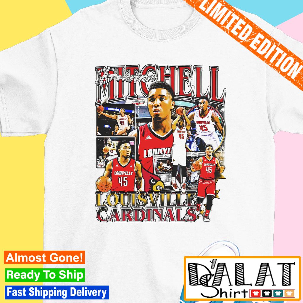 Donovan Mitchell Louisville Cardinals basketball graphic shirt