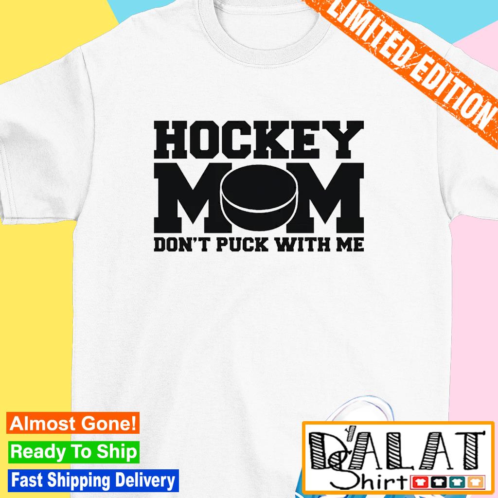 Funny Hockey Shirt - Puck Me Red T-shirt