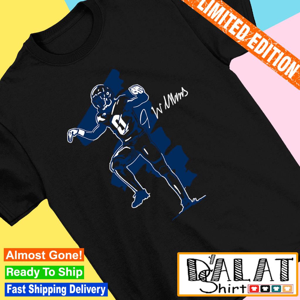 Jameson Williams Detroit Lions Men's Name & Number Logo T-Shirt - Ash