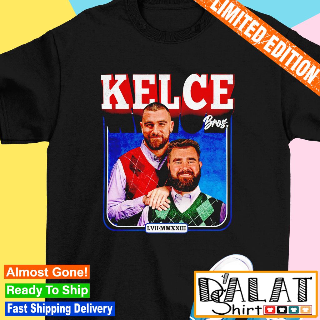 Jason Kelce and Travis Kelce Bros T-shirt - Dalatshirt