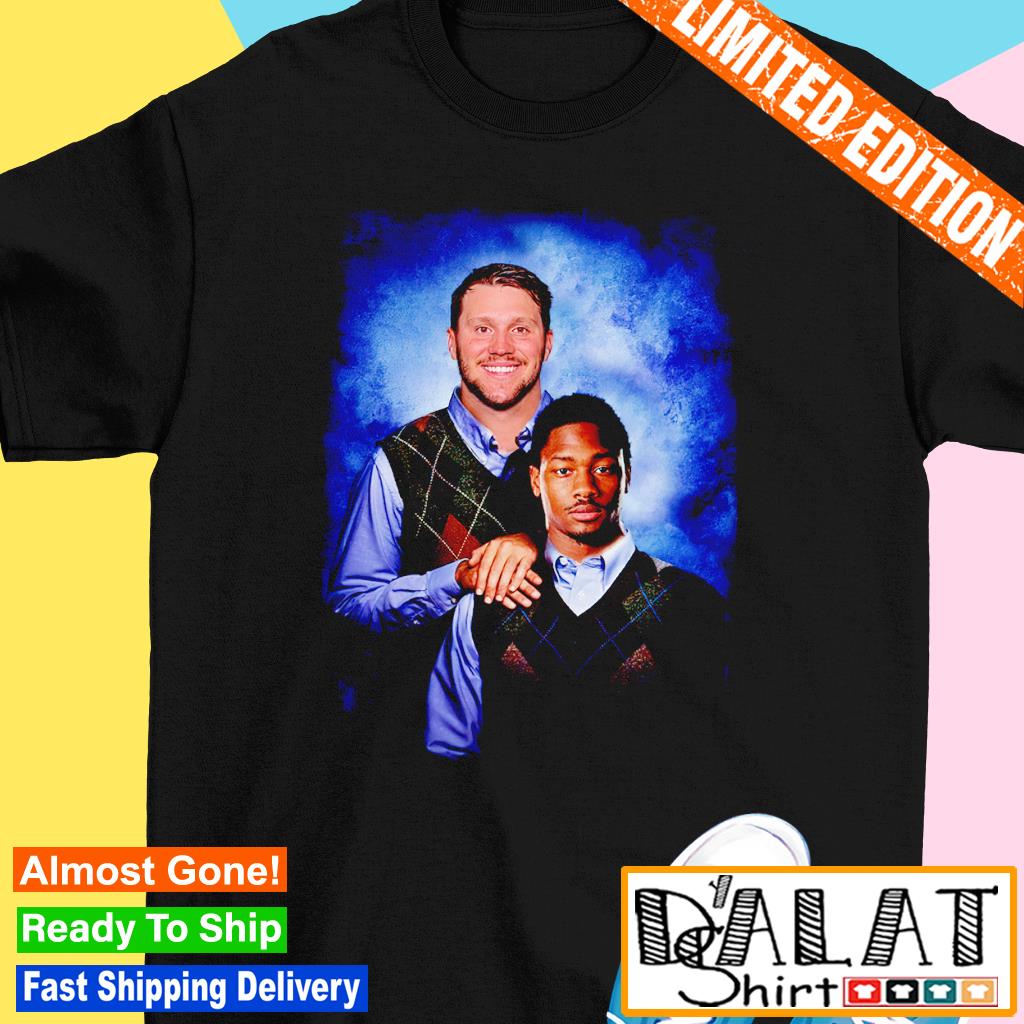 Josh Allen & Stefon Diggs Buffalo Bills Player Art shirt - Gearuptee