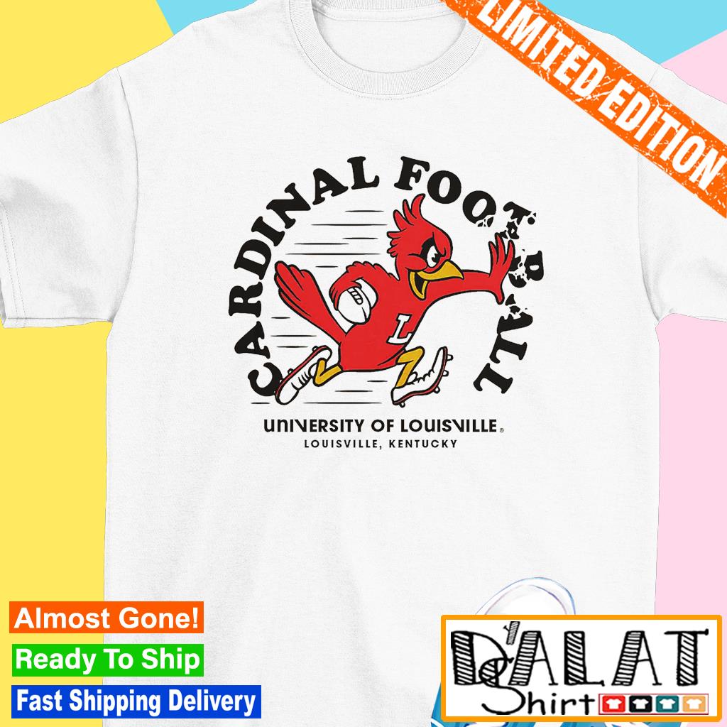 Louisville Cardinals Football University of louisville mascot T-shirt -  Dalatshirt