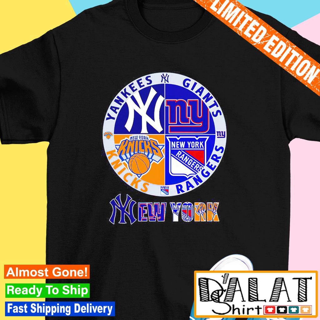 New York Yankees Mets Rangers Giants sport teams logo shirt, hoodie,  sweater, long sleeve and tank top