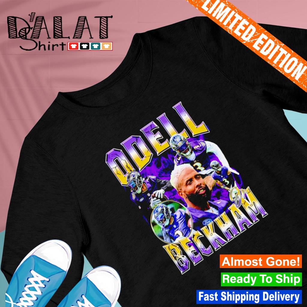 Odell Beckham Jr 3 Baltimore Ravens Shirt - Shibtee Clothing