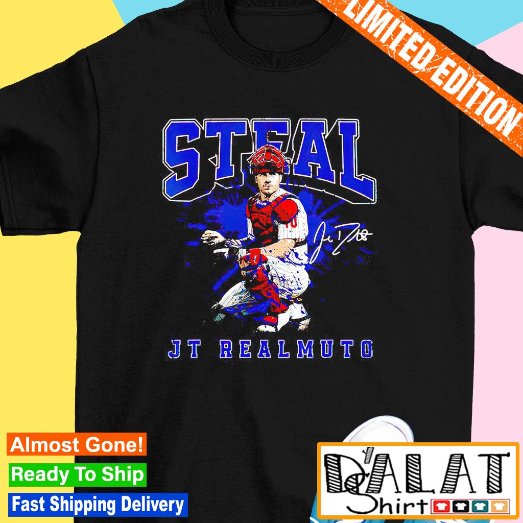 Steal JT Realmuto Philadelphia Phillies signature T-shirt - Dalatshirt