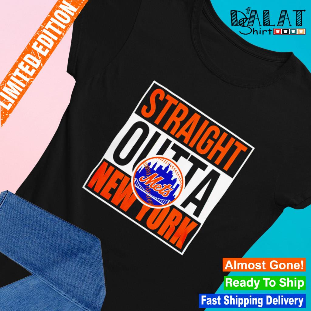 Straight Outta New York Mets Logo 2023 Tee Shirts - Nvamerch