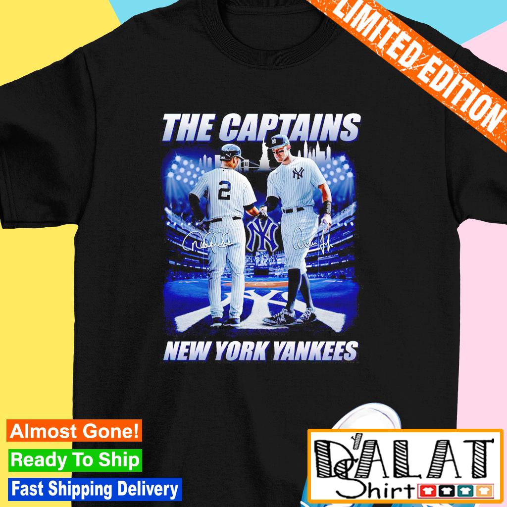 The captains Derek Jeter and Aaron Judge New York Yankees shirt, hoodie,  sweater, long sleeve and tank top
