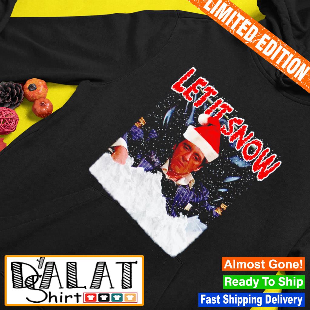 Let it snow on sale tony montana sweater