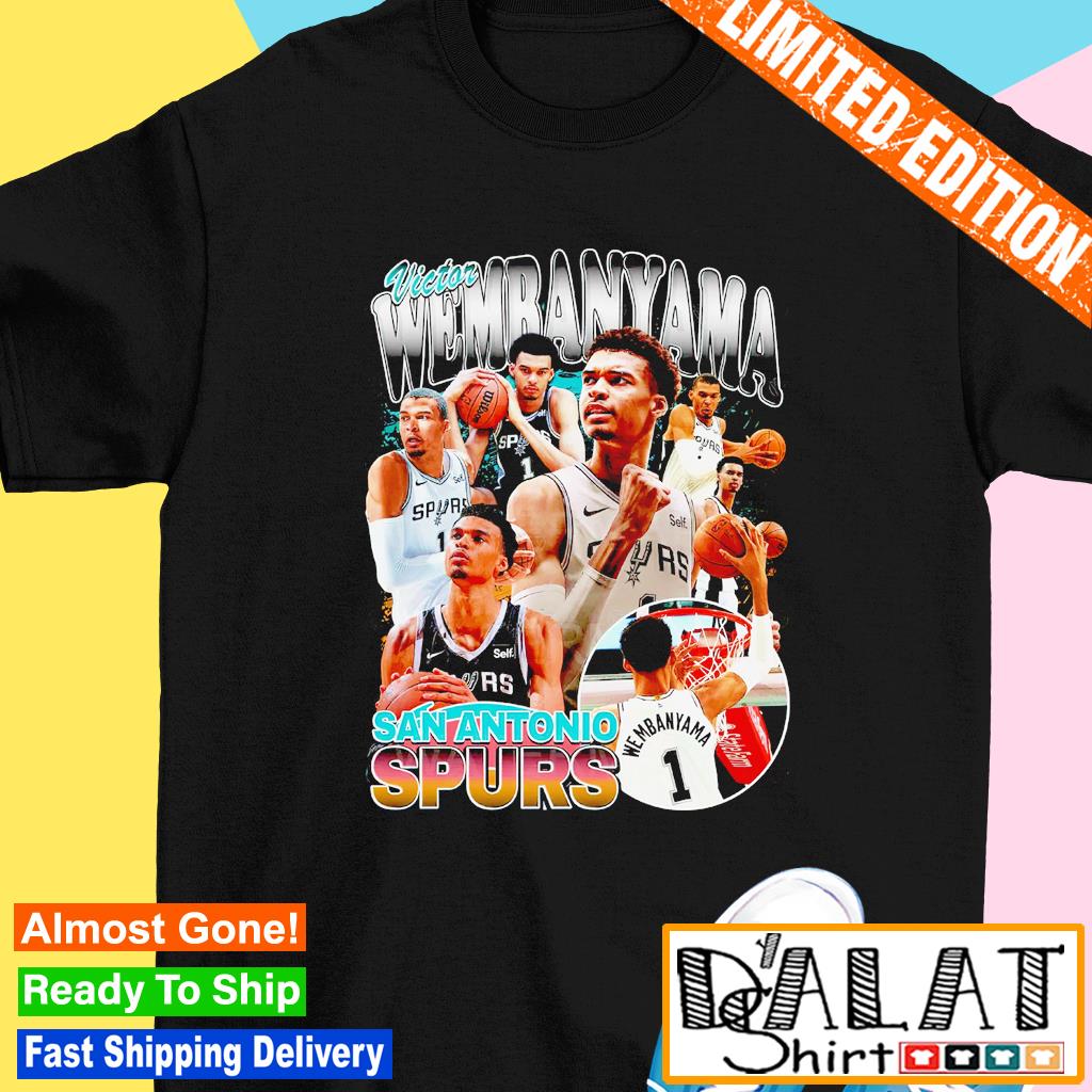 Victor Wembanyama San Antonio Spurs Basketball T Shirt Large New Rap 90s  Retro