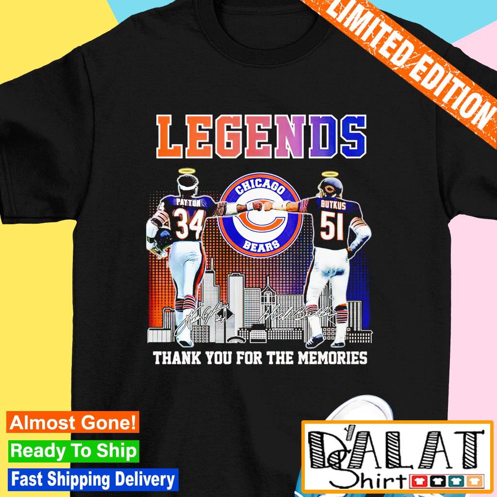 Chicago Bears Men's Orange Walter Payton Sweetness Tee