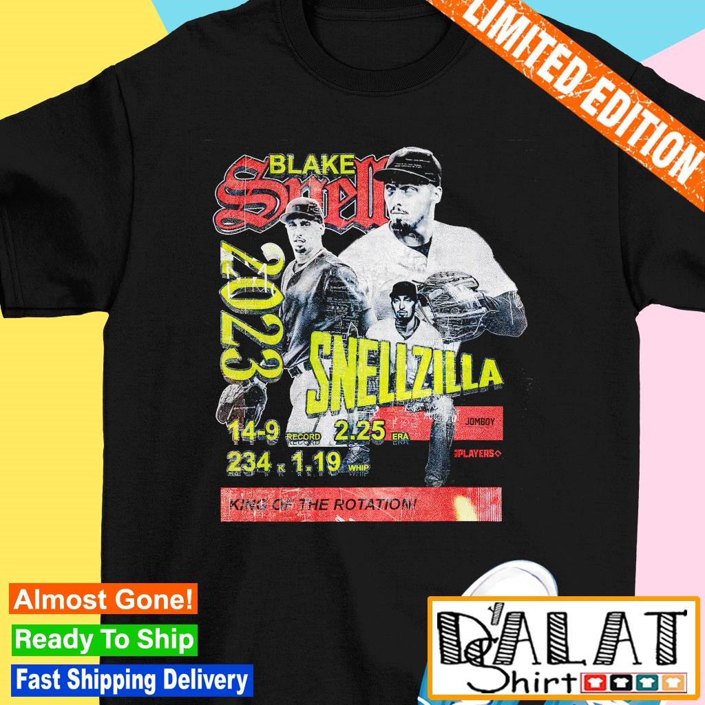 Blake Snell '23 San Diego Padres Snellzilla King of the Rotation shirt