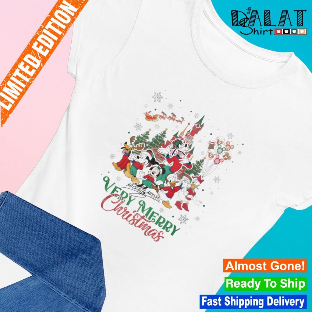 Mickey Mouse Very Merry Christmas shirt - Dalatshirt