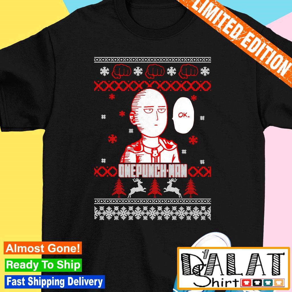 One punch man christmas cheap sweater