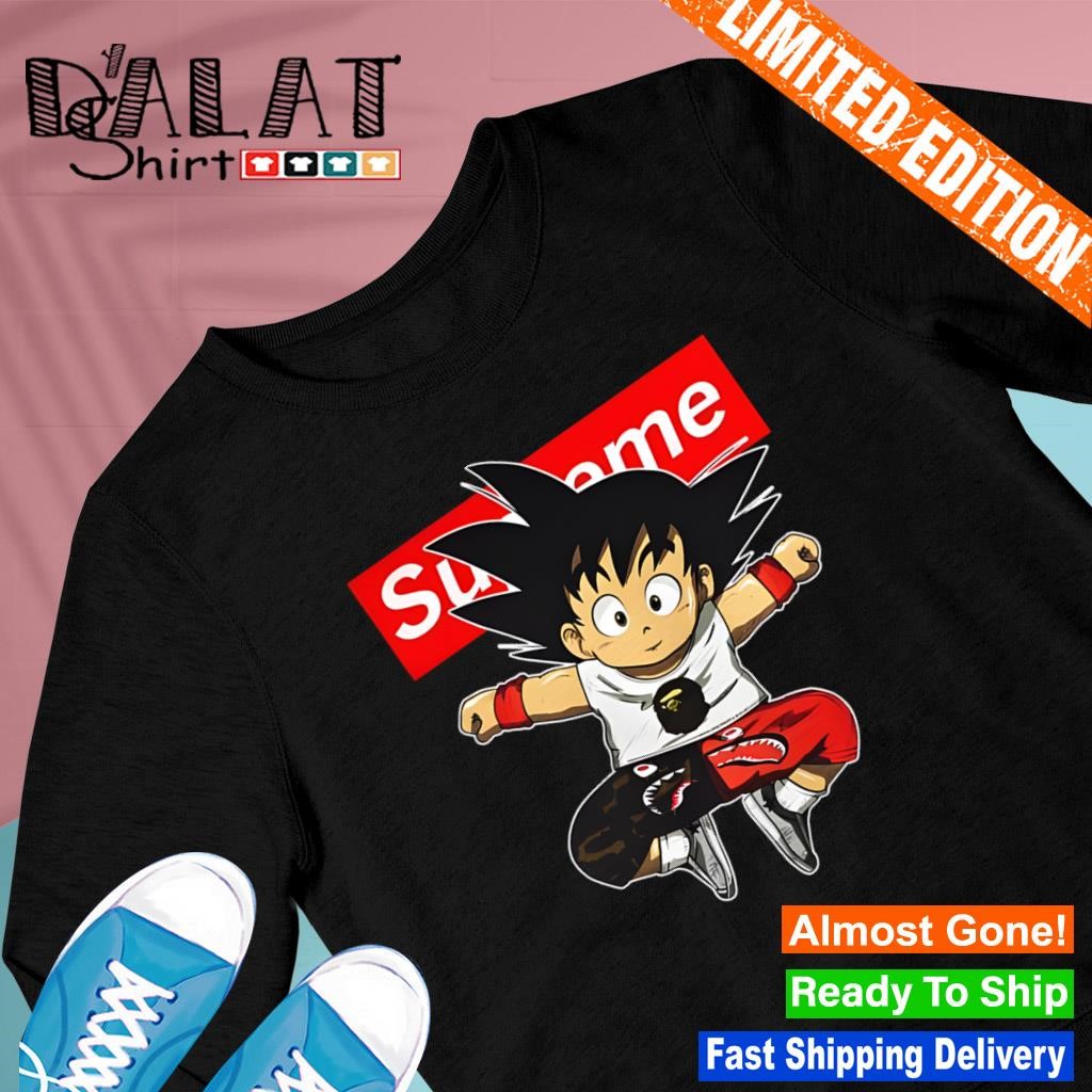 T shirt discount supreme dragon ball