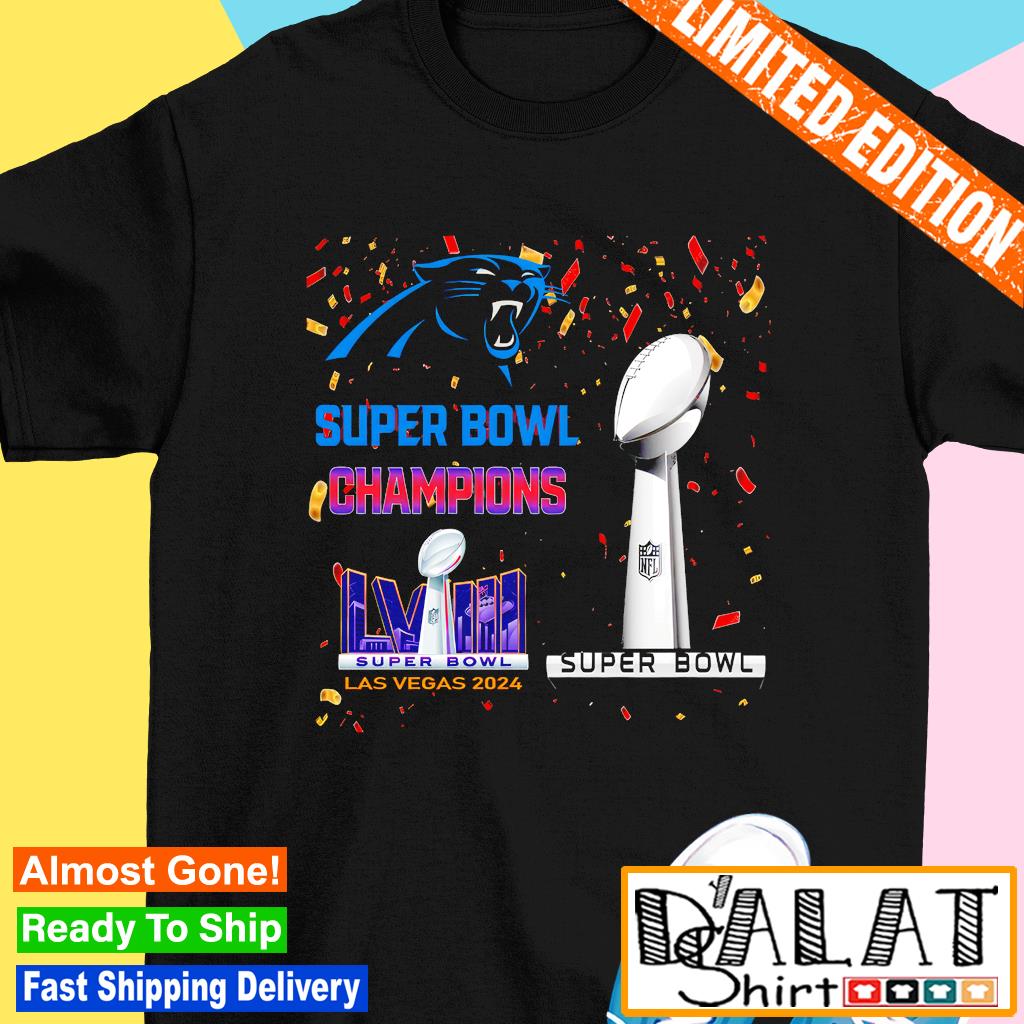 Panthers super bowl outlet champs shirt