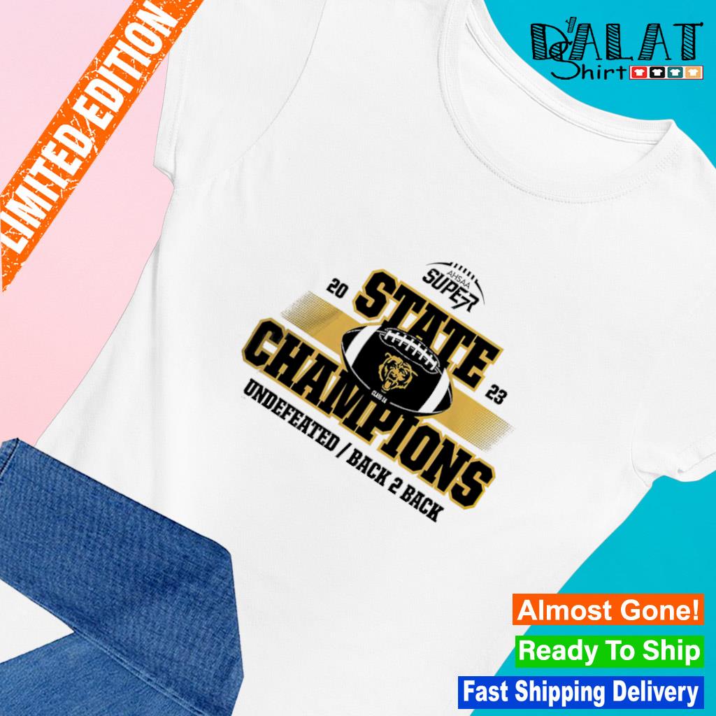 Leroy Bears 2023 AHSAA Football 1A State Champions s Ladies-tee