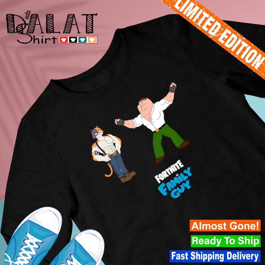 Ultimate Cat Skin Meowscles And Peter Griffin Fortnite Game shirt -  Dalatshirt