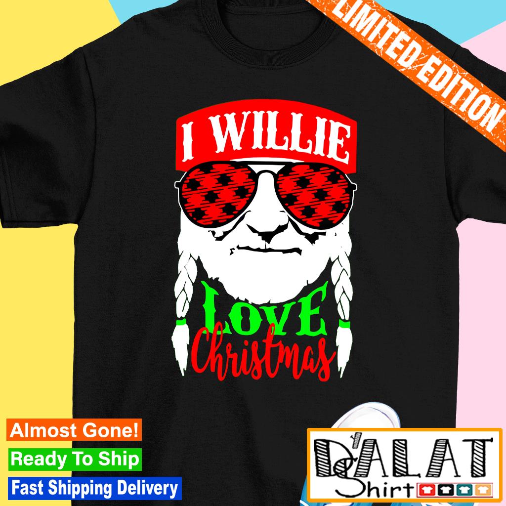 willie nelson christmas shirt