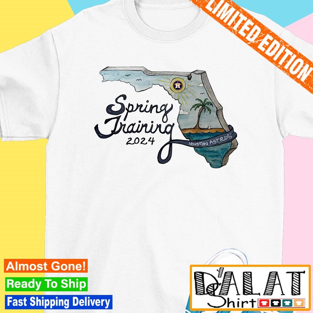 Houston Astros spring training 2024 map vintage shirt - Dalatshirt